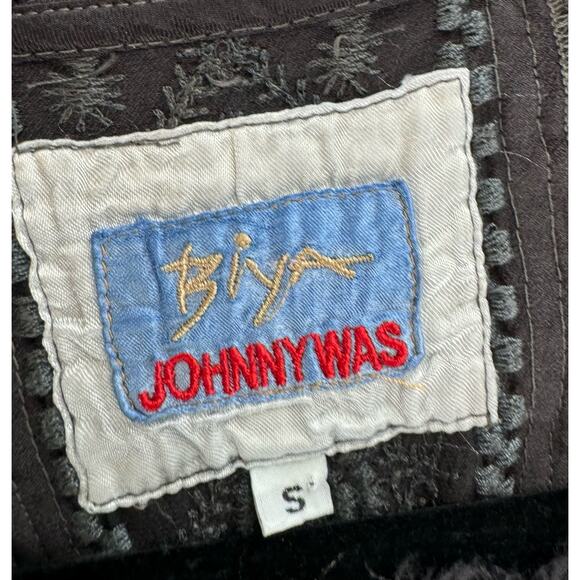 Johnny Was Peasant Embroidered Tassel-Tie Tunic w/Pockets Gray Size Small - Picture 7 of 9